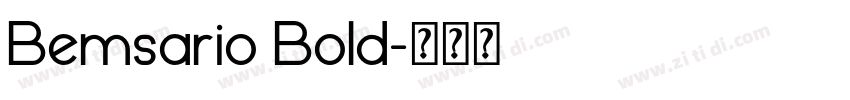 Bemsario Bold字体转换 Bemsario Bold字体转换